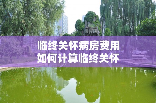 临终关怀病房费用如何计算临终关怀医院的收费指导价